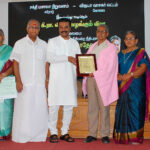 Writer Nanjil Nadan Awarded Ki. Ra. Award along with a cash prize of Rs. 5 lakhs